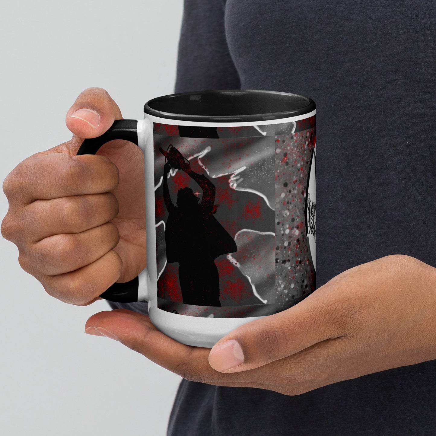 Goblin Chainsaw Mug with Color Inside