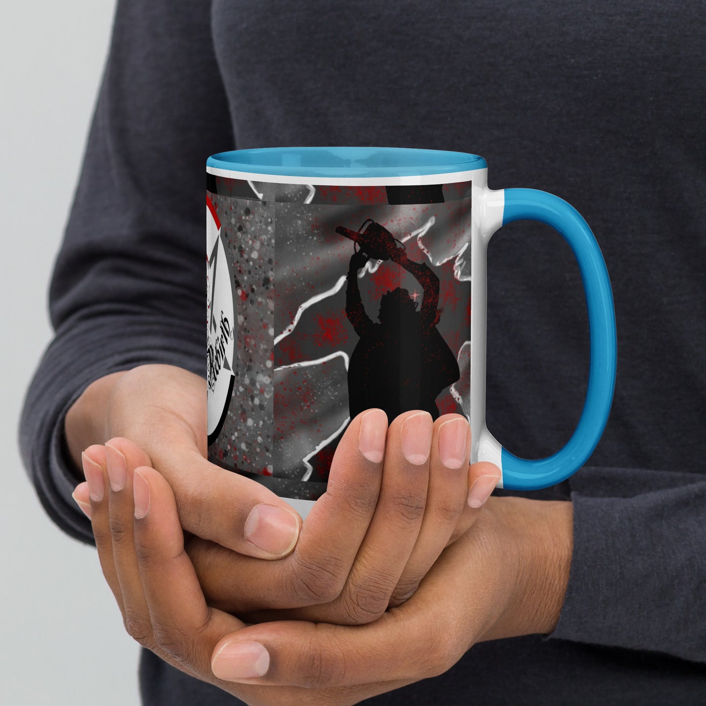 Goblin Chainsaw Mug with Color Inside