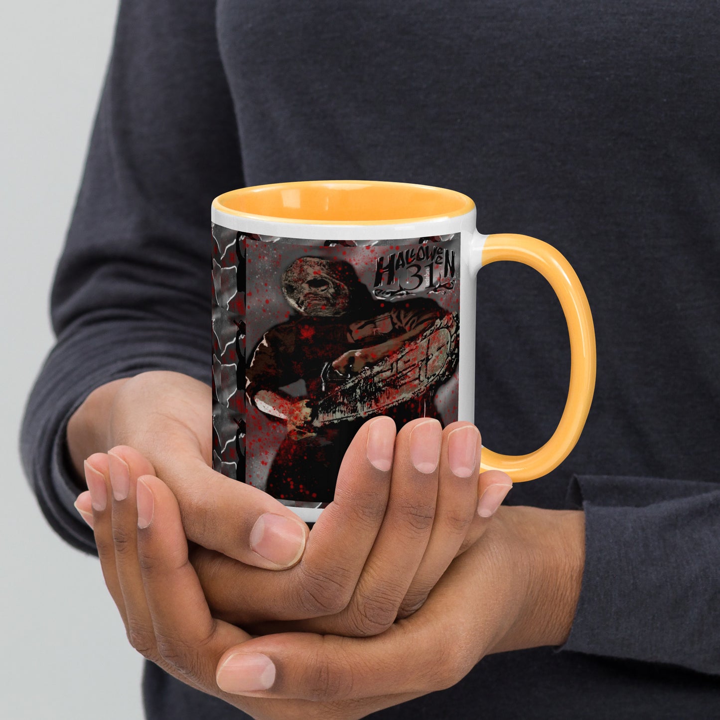 Goblin Chainsaw Mug with Color Inside