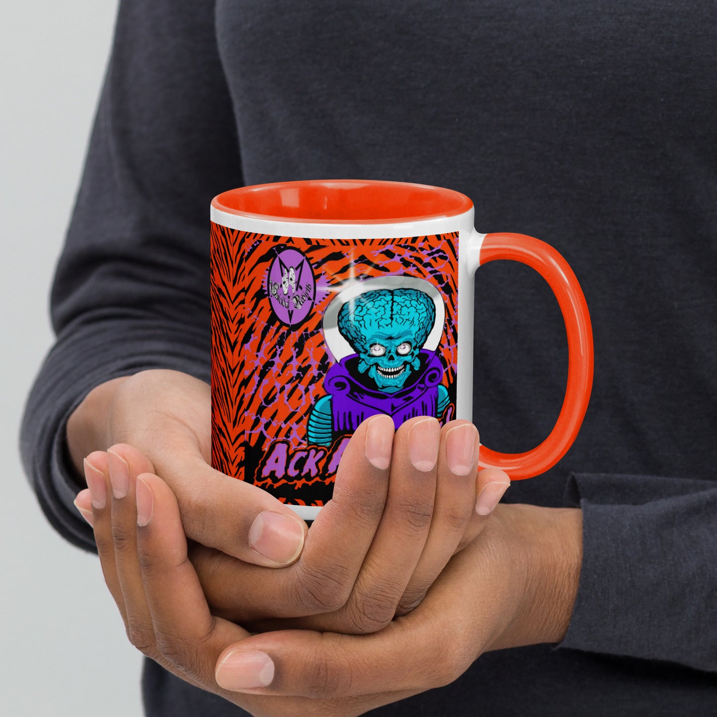 Ack Ack Ack Mug with Color Inside