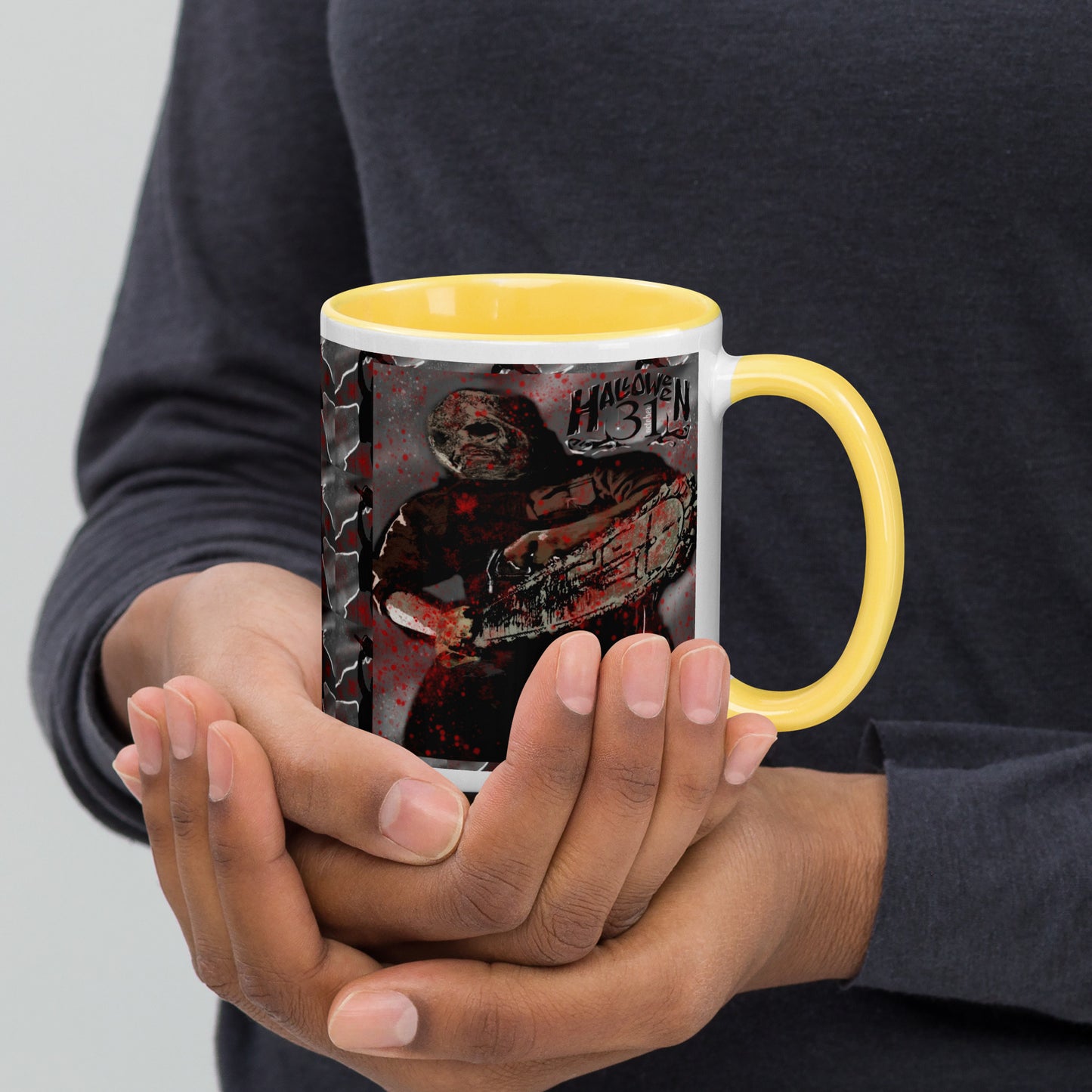 Goblin Chainsaw Mug with Color Inside