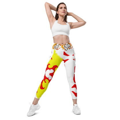 Demon Slayer Rengoku Crossover Leggings