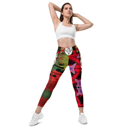 Demon Slayer Upper Moon 6 Crossover Leggings