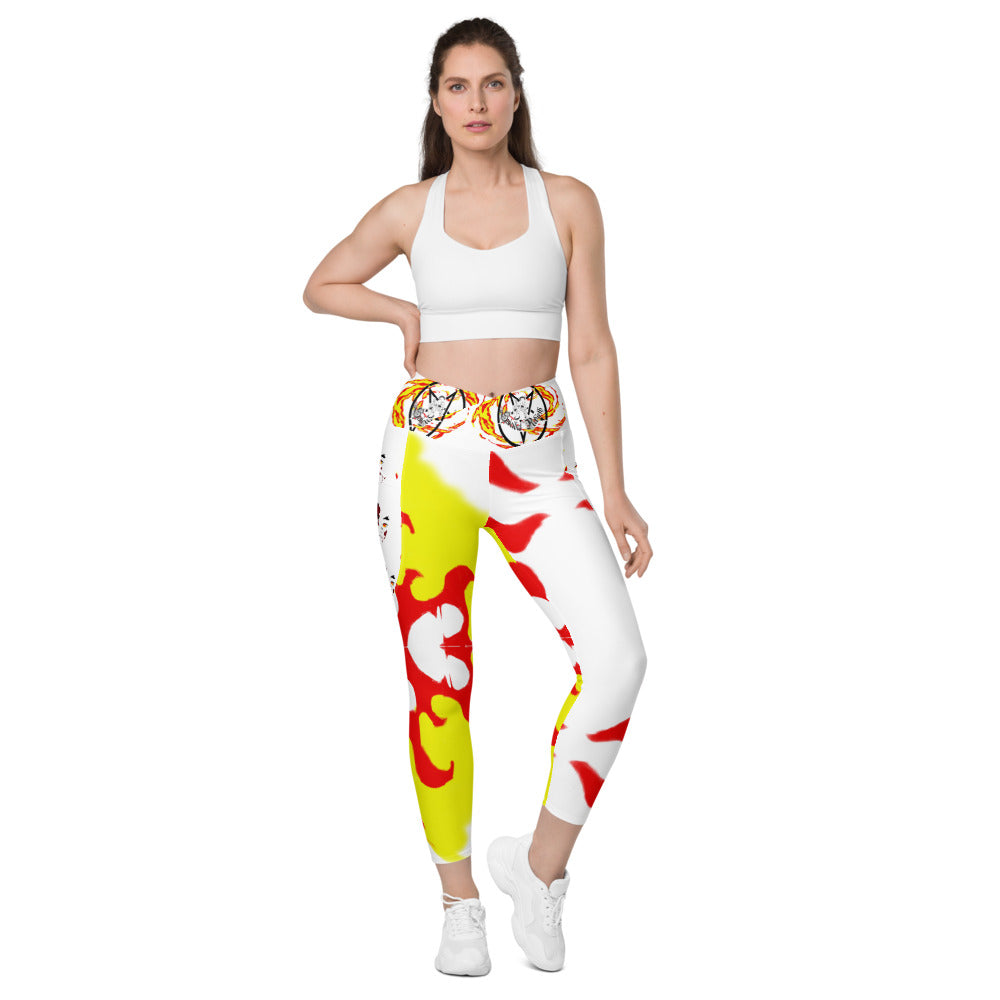 Demon Slayer Rengoku Crossover Leggings