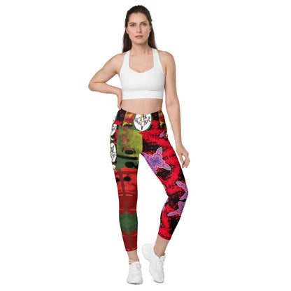 Demon Slayer Upper Moon 6 Crossover Leggings