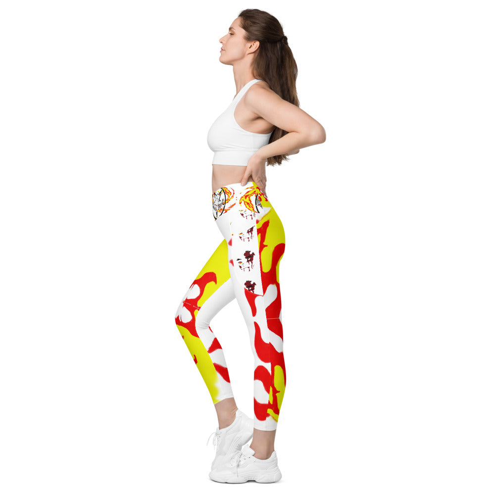 Demon Slayer Rengoku Anime Leggings