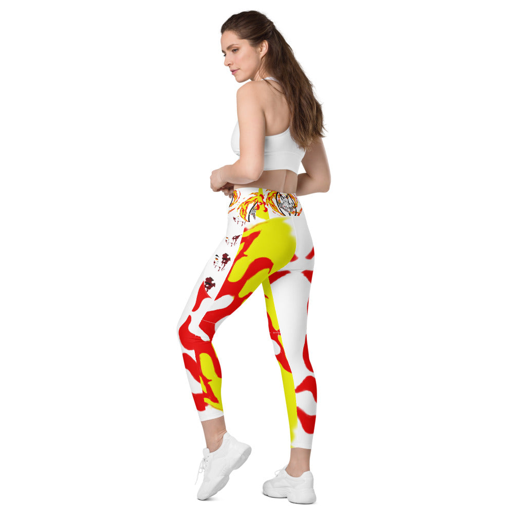 Demon Slayer Rengoku Crossover Leggings