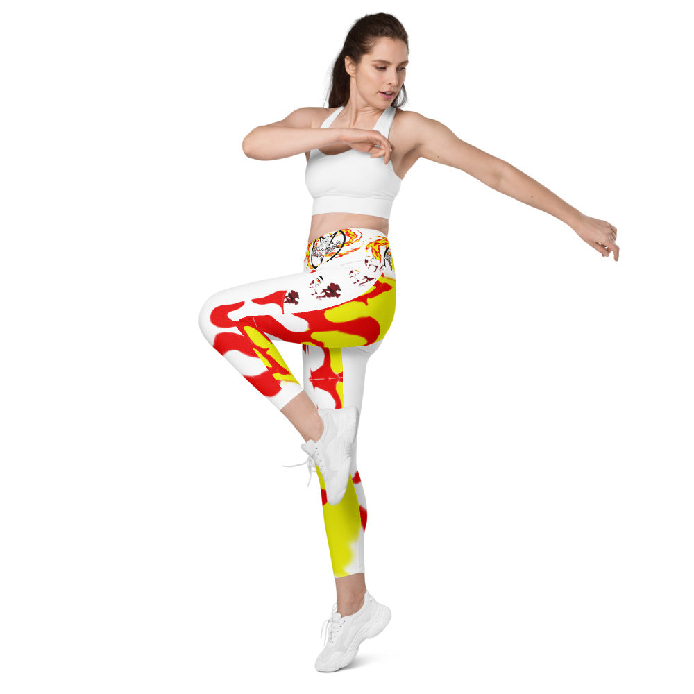 Demon Slayer Rengoku Crossover Leggings