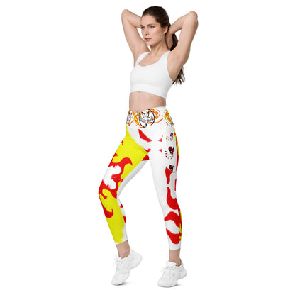 Demon Slayer Rengoku Crossover Leggings