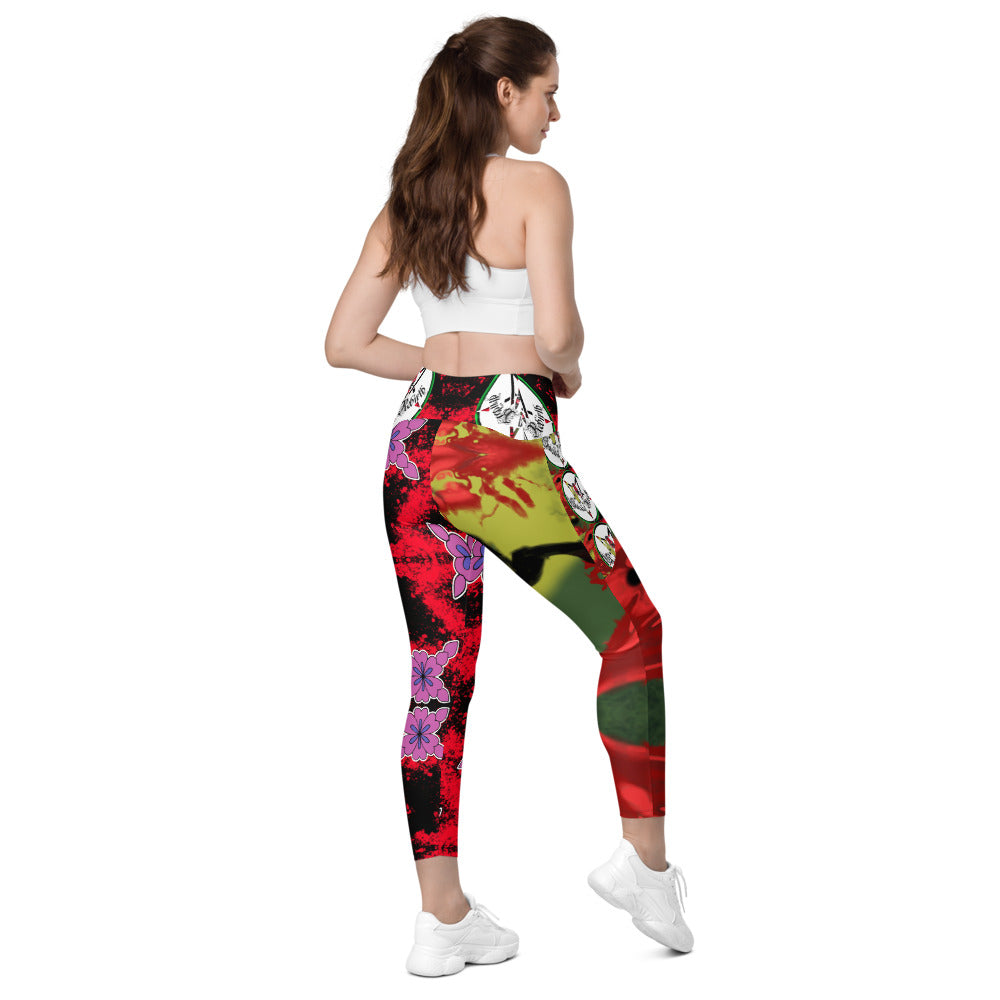 Demon Slayer Upper Moon 6 Crossover Leggings