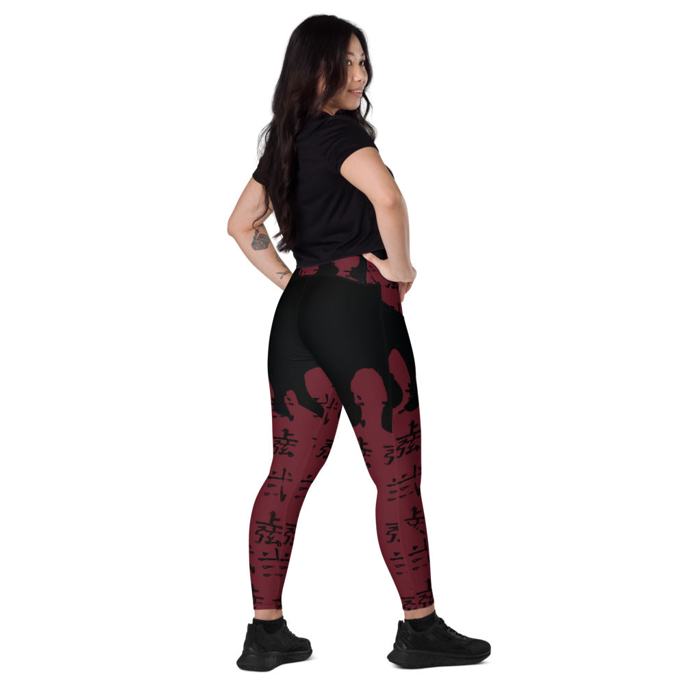 Demon Slayer Upper Moon 2 Crossover Leggings