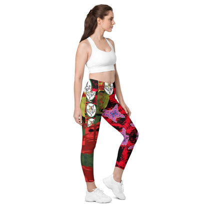 Demon Slayer Upper Moon 6 Crossover Leggings