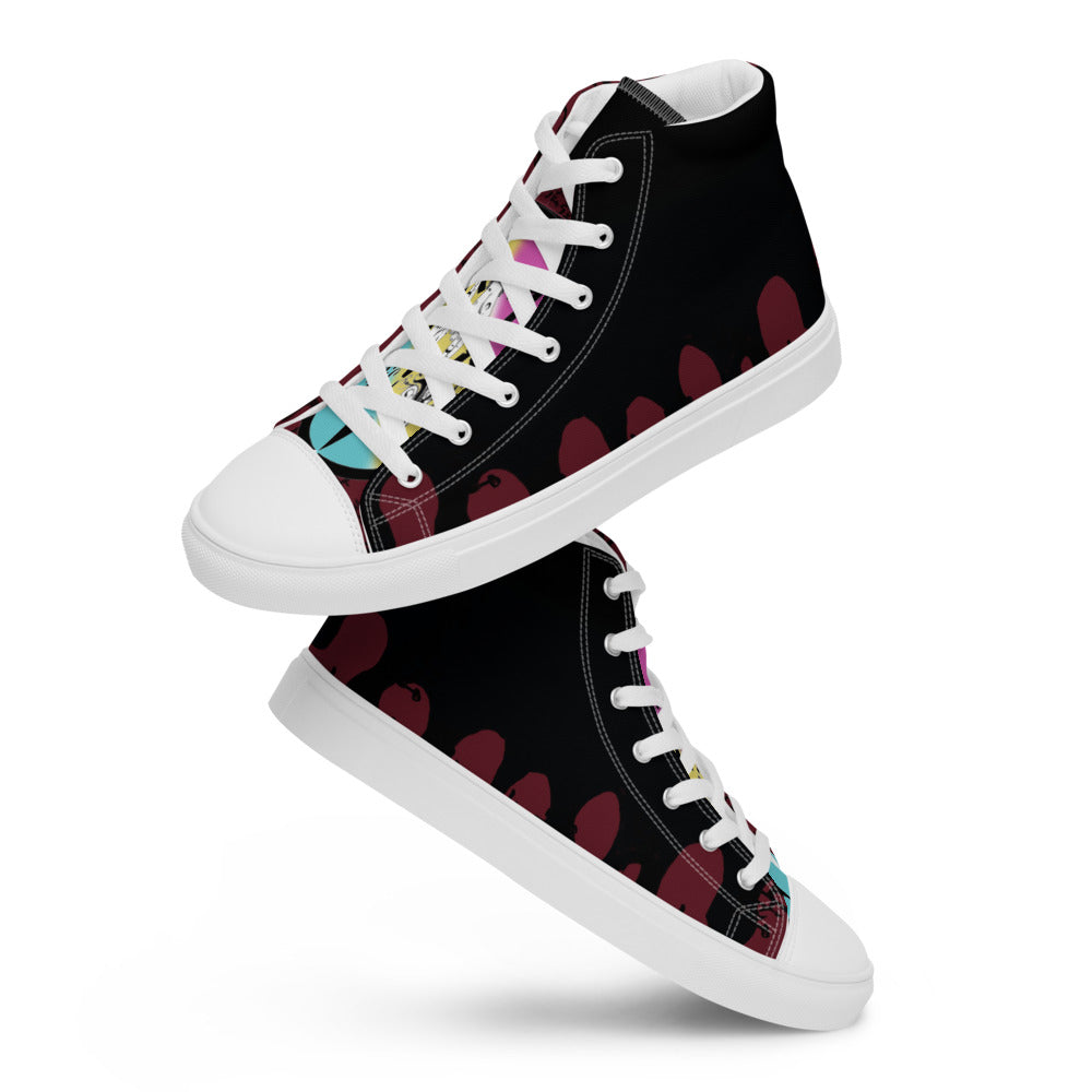 Demon Slayer Upper Moon 2 Men’s High Top Anime Shoes