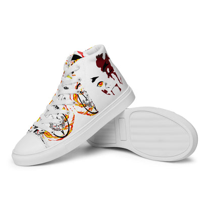 Demon Slayer Rengoku Men’s High Top Anime Shoes