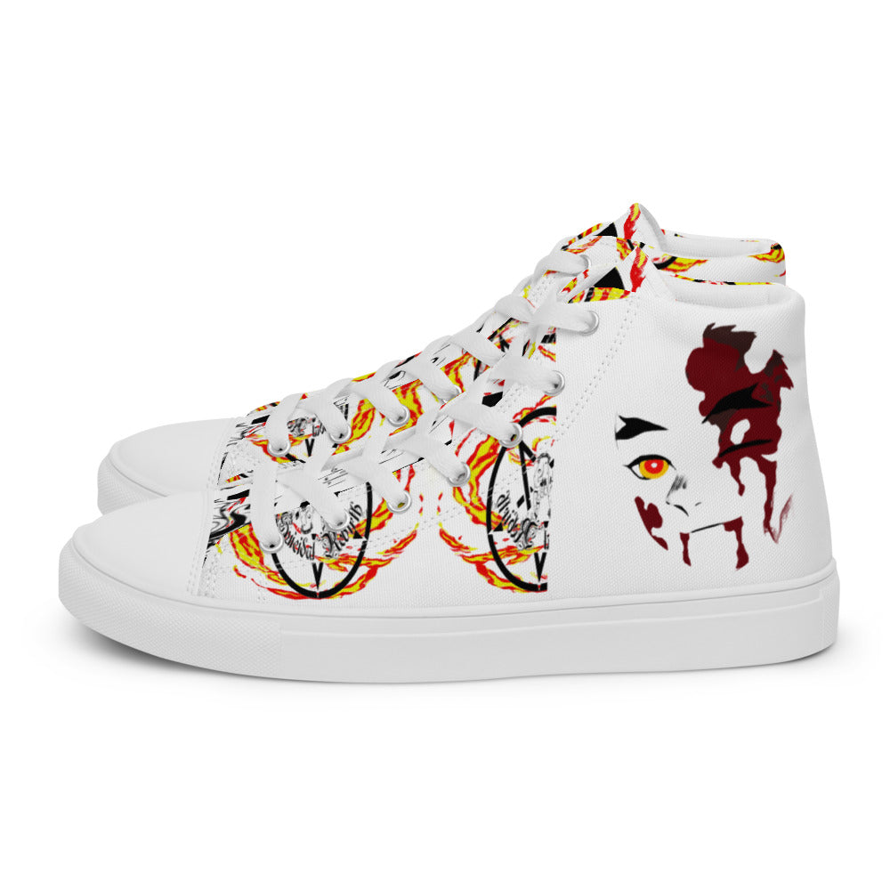 Demon Slayer Rengoku Men’s High Top Anime Shoes