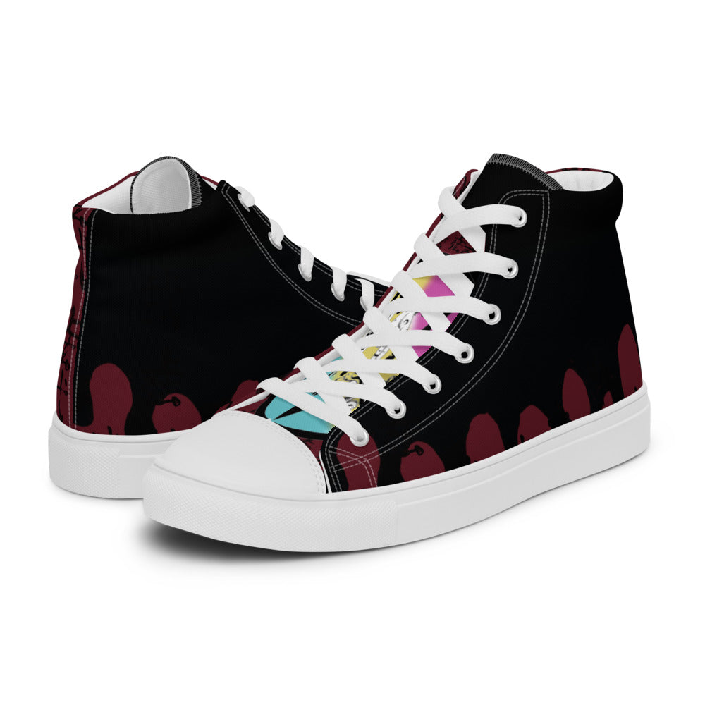 Demon Slayer Upper Moon 2 Men’s High Top Anime Shoes