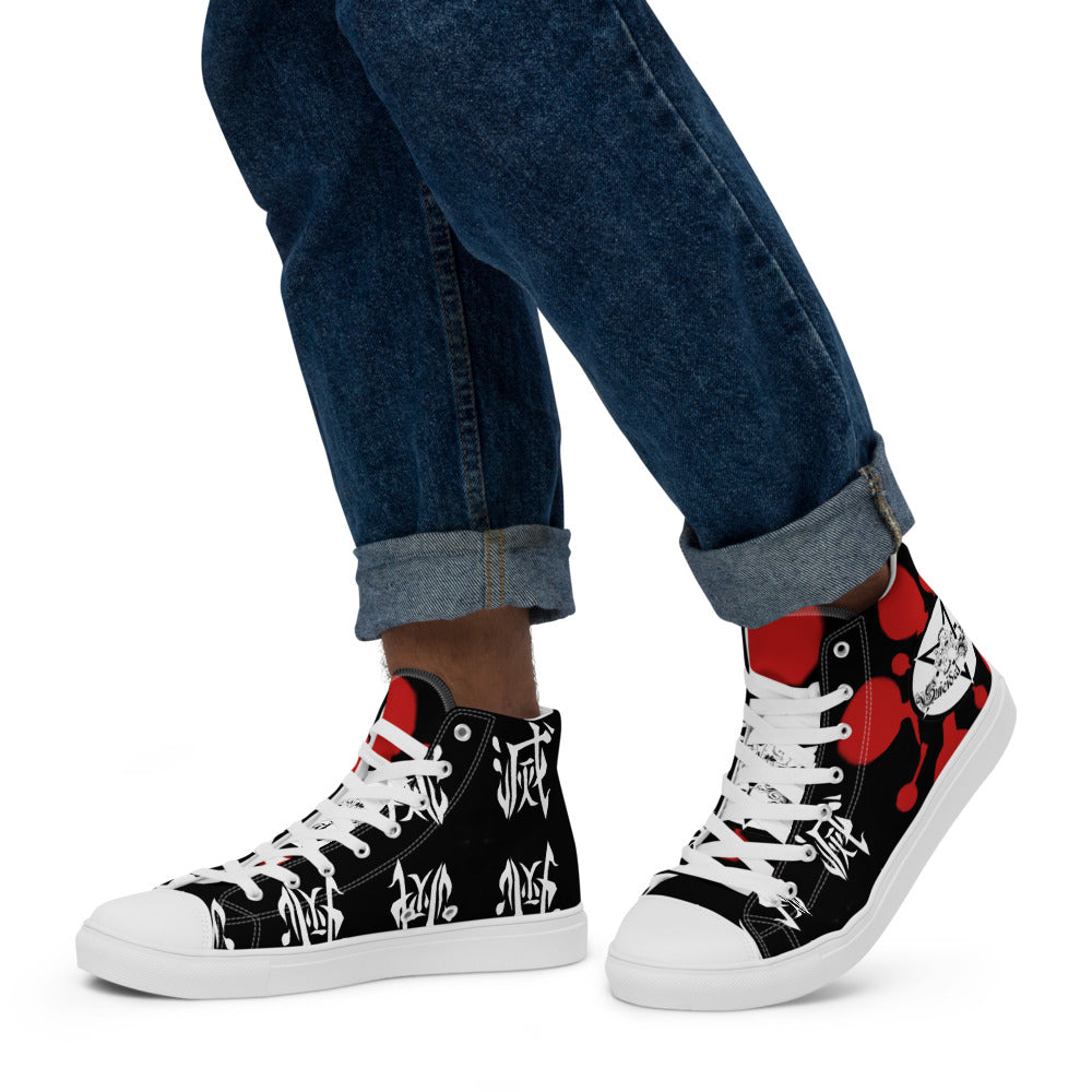 Demon Slayer Tengen Uzui Men’s High Top Anime Shoes