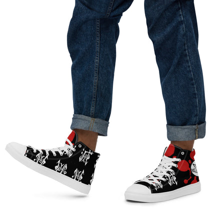 Demon Slayer Tengen Uzui Men’s High Top Anime Shoes