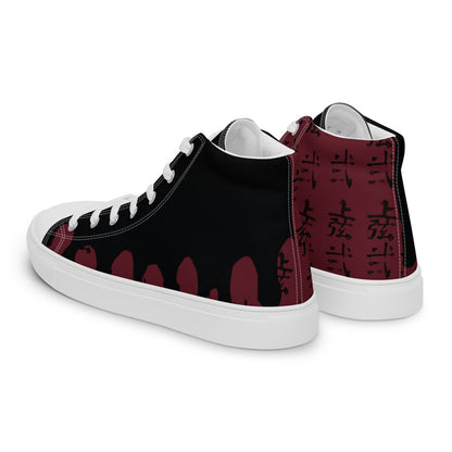 Demon Slayer Upper Moon 2 Men’s High Top Anime Shoes