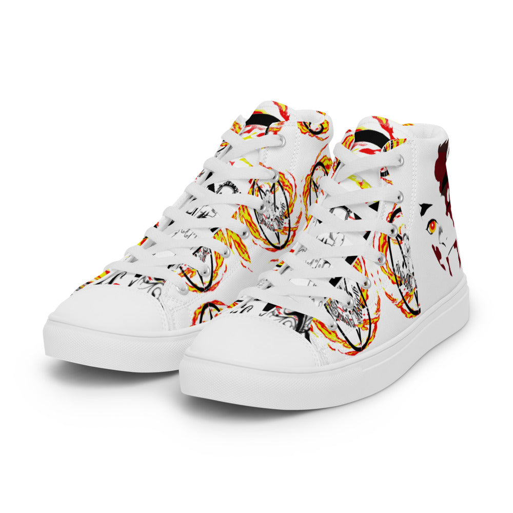 Demon Slayer Rengoku Men’s High Top Anime Shoes