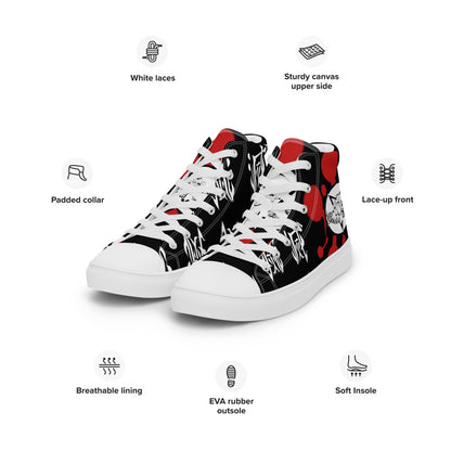 Demon Slayer Tengen Uzui Men’s High Top Anime Shoes