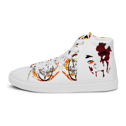 Demon Slayer Rengoku Men’s High Top Anime Shoes