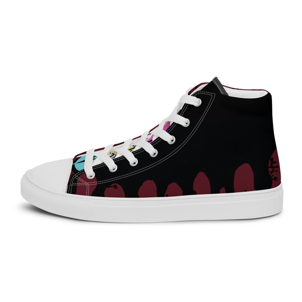 Demon Slayer Upper Moon 2 Men’s High Top Anime Shoes