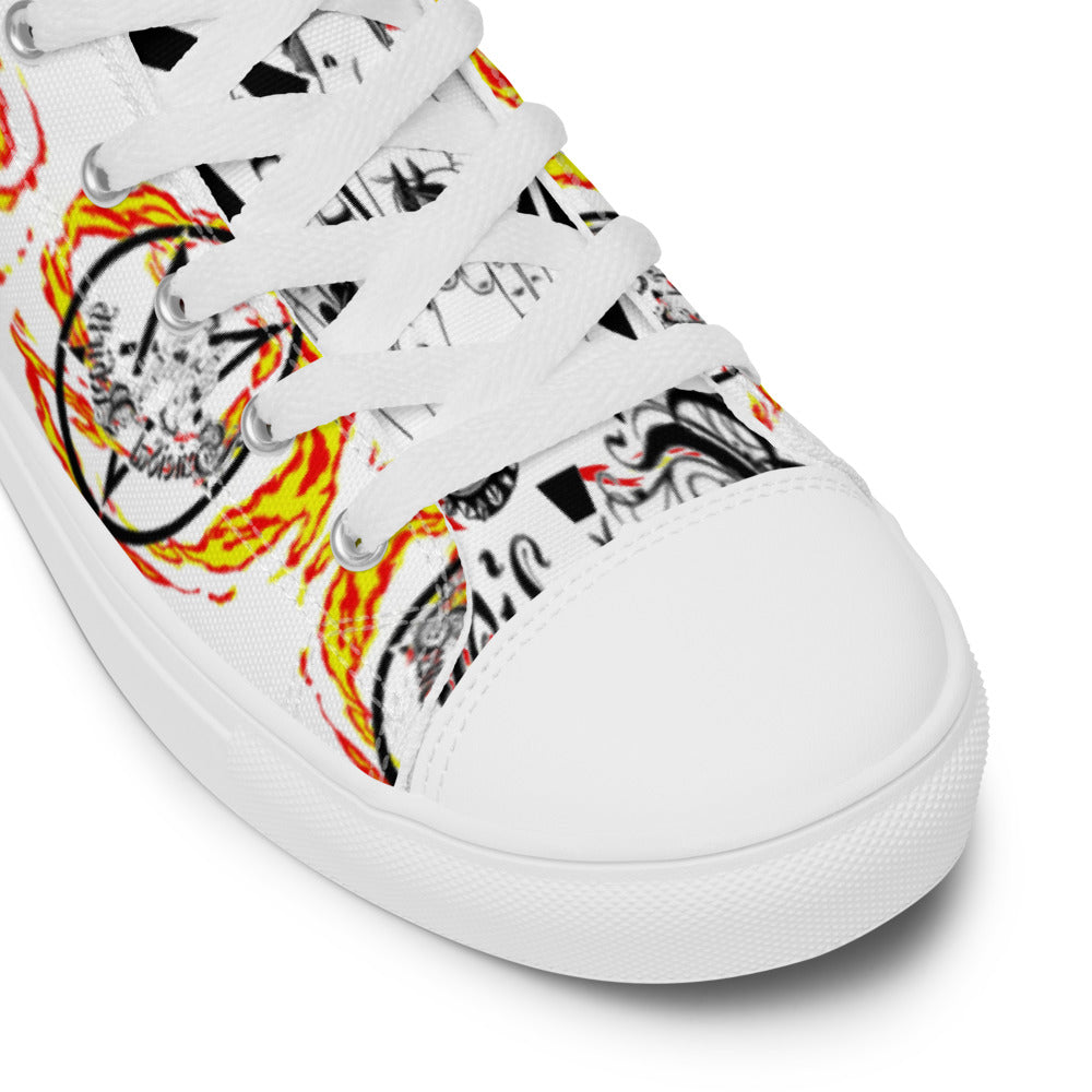 Demon Slayer Rengoku Men’s High Top Anime Shoes