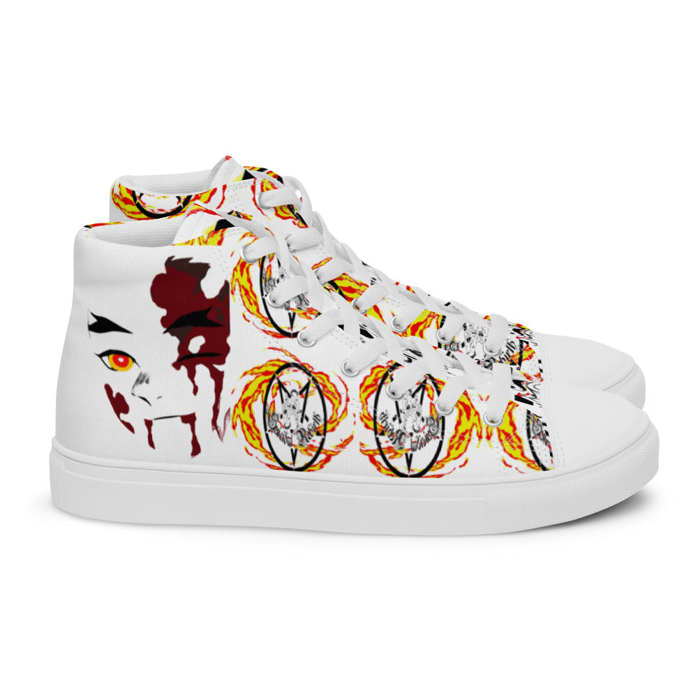 Demon Slayer Rengoku Men’s High Top Anime Shoes