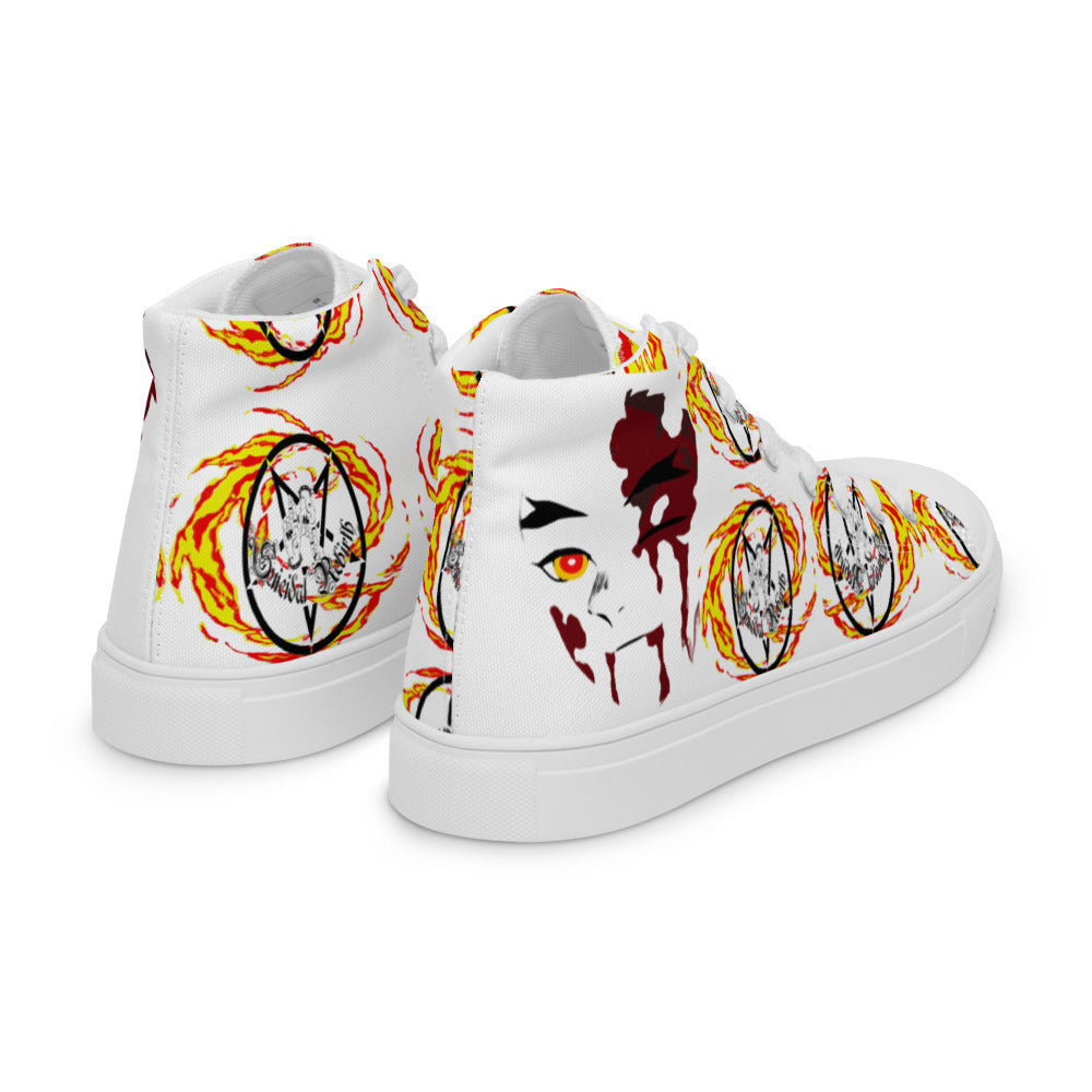 Demon Slayer Rengoku Men’s High Top Anime Shoes