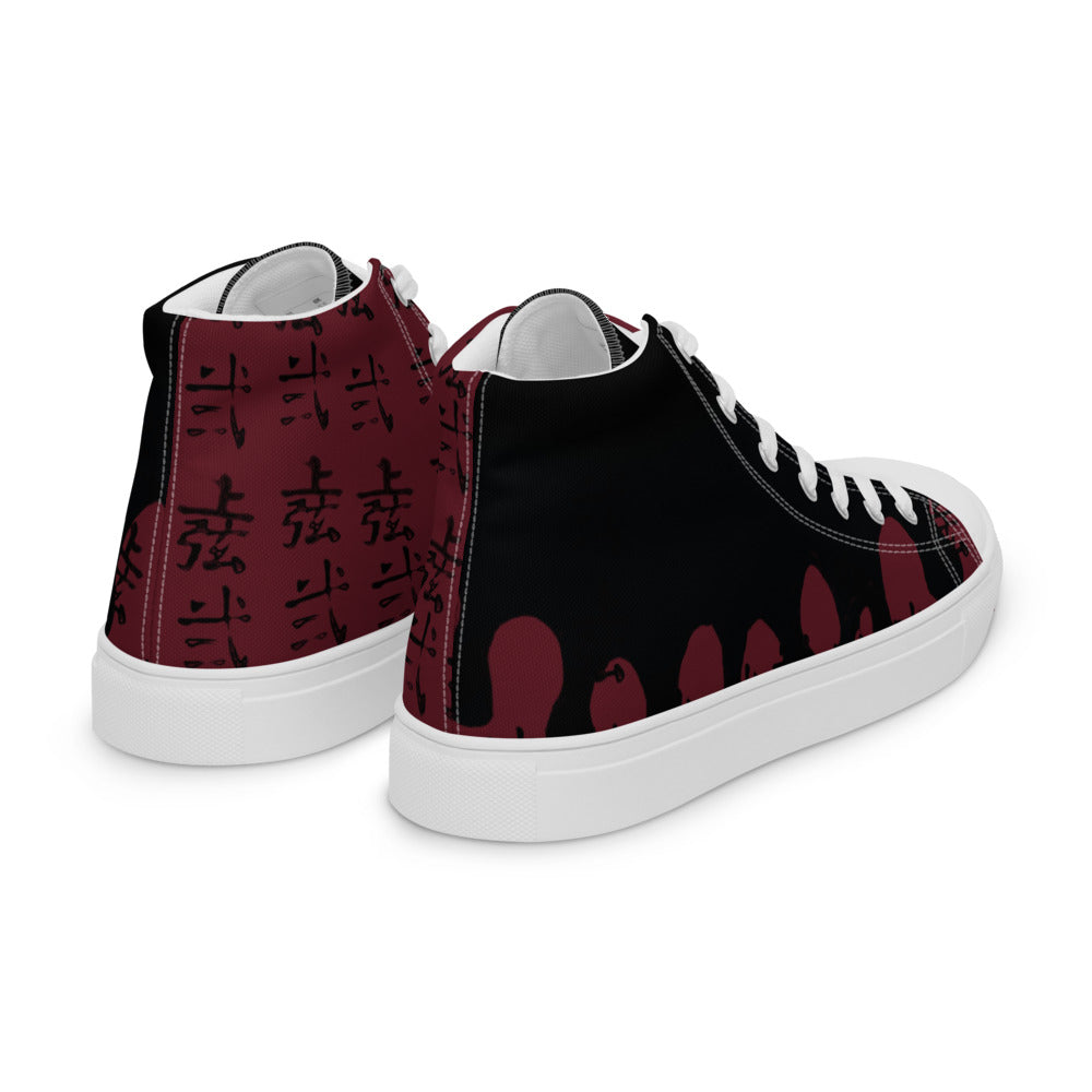 Demon Slayer Upper Moon 2 Men’s High Top Anime Shoes