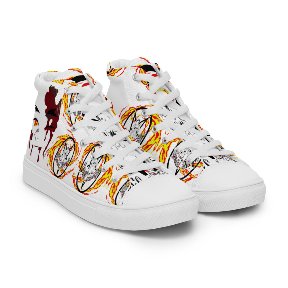 Demon Slayer Rengoku Men’s High Top Anime Shoes