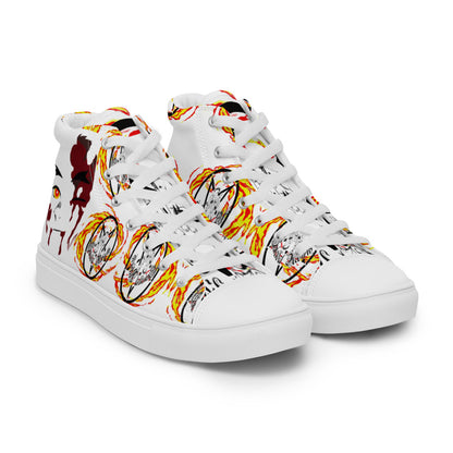 Demon Slayer Rengoku Men’s High Top Anime Shoes