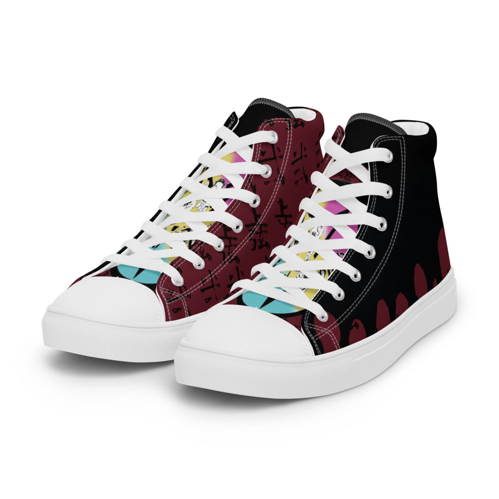 Demon Slayer Upper Moon 2 Women’s High Top Anime Shoes