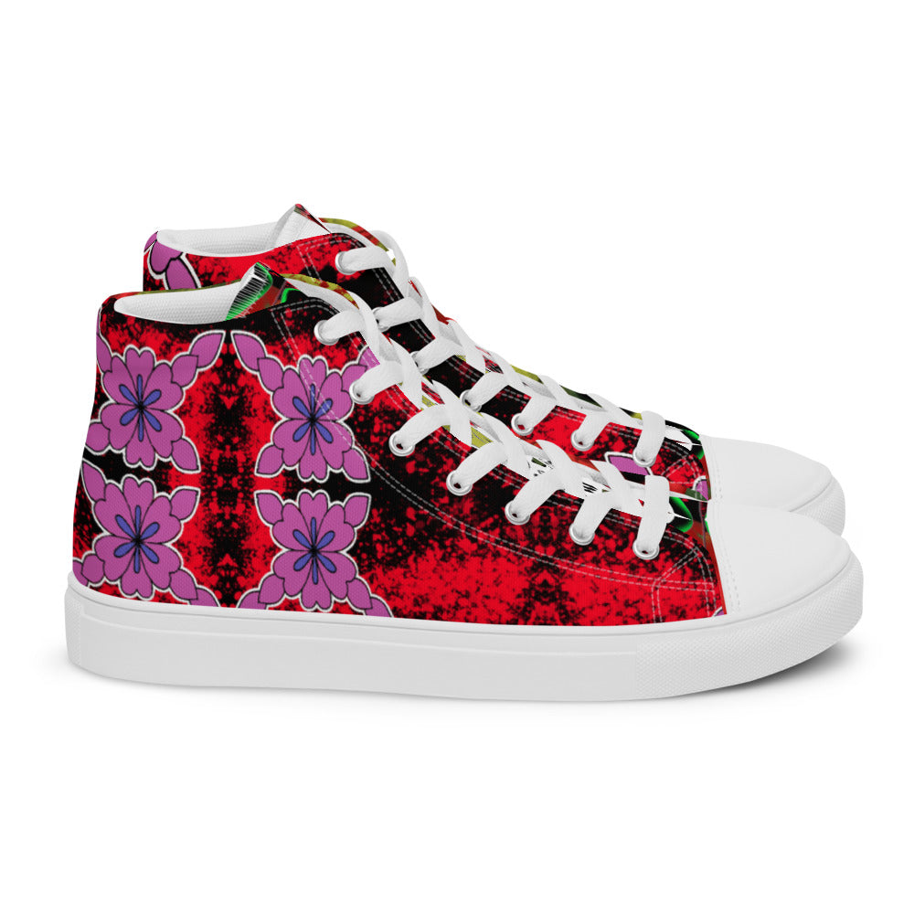 Demon Slayer Upper Moon 6 Women’s High Top Anime Shoes