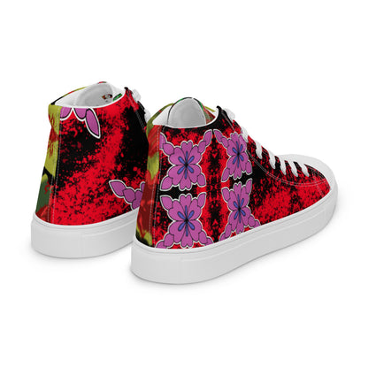 Demon Slayer Upper Moon 6 Women’s High Top Anime Shoes